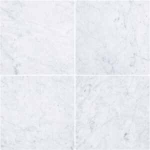 4 squares of white and gray marble